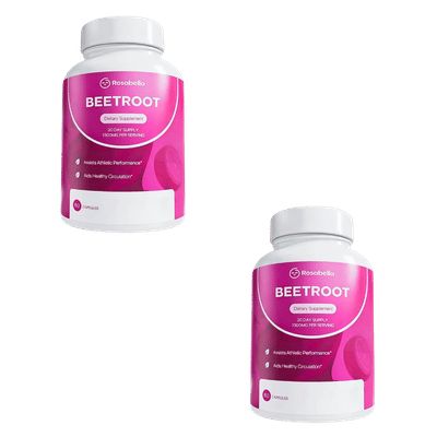 Organic Beetroot Capsules (1300mg) for Blood Flow & Heart Health